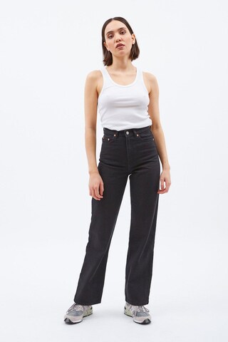 Dr. Denim Wide Leg Jeans 'Echo' i sort