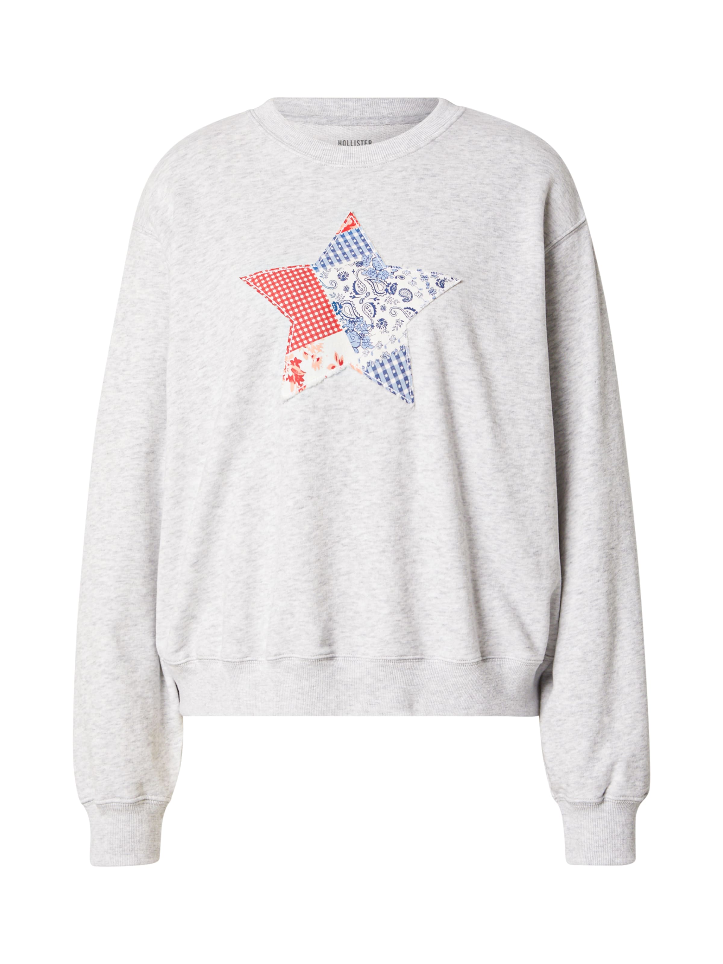 Sweat-shirt HOLLISTER en gris : devant