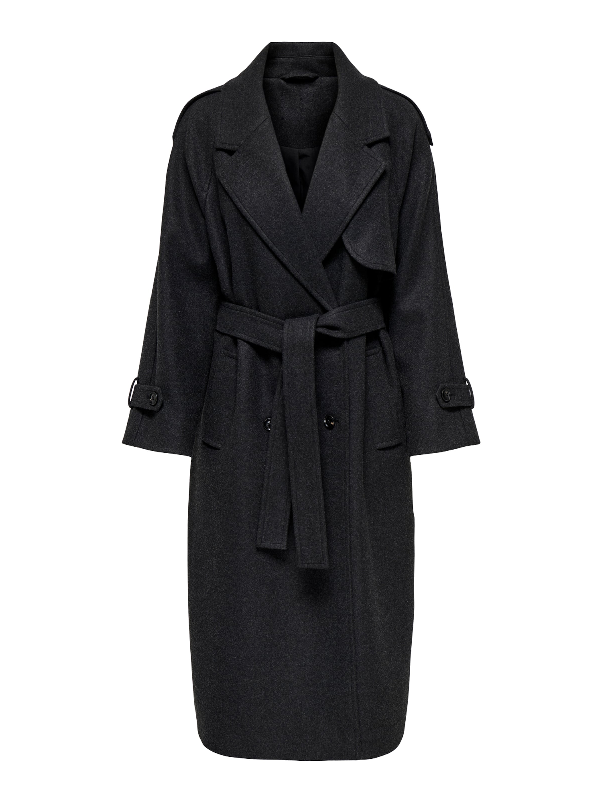 ONLY Kevad-sügismantel, värv hall: eest vaates