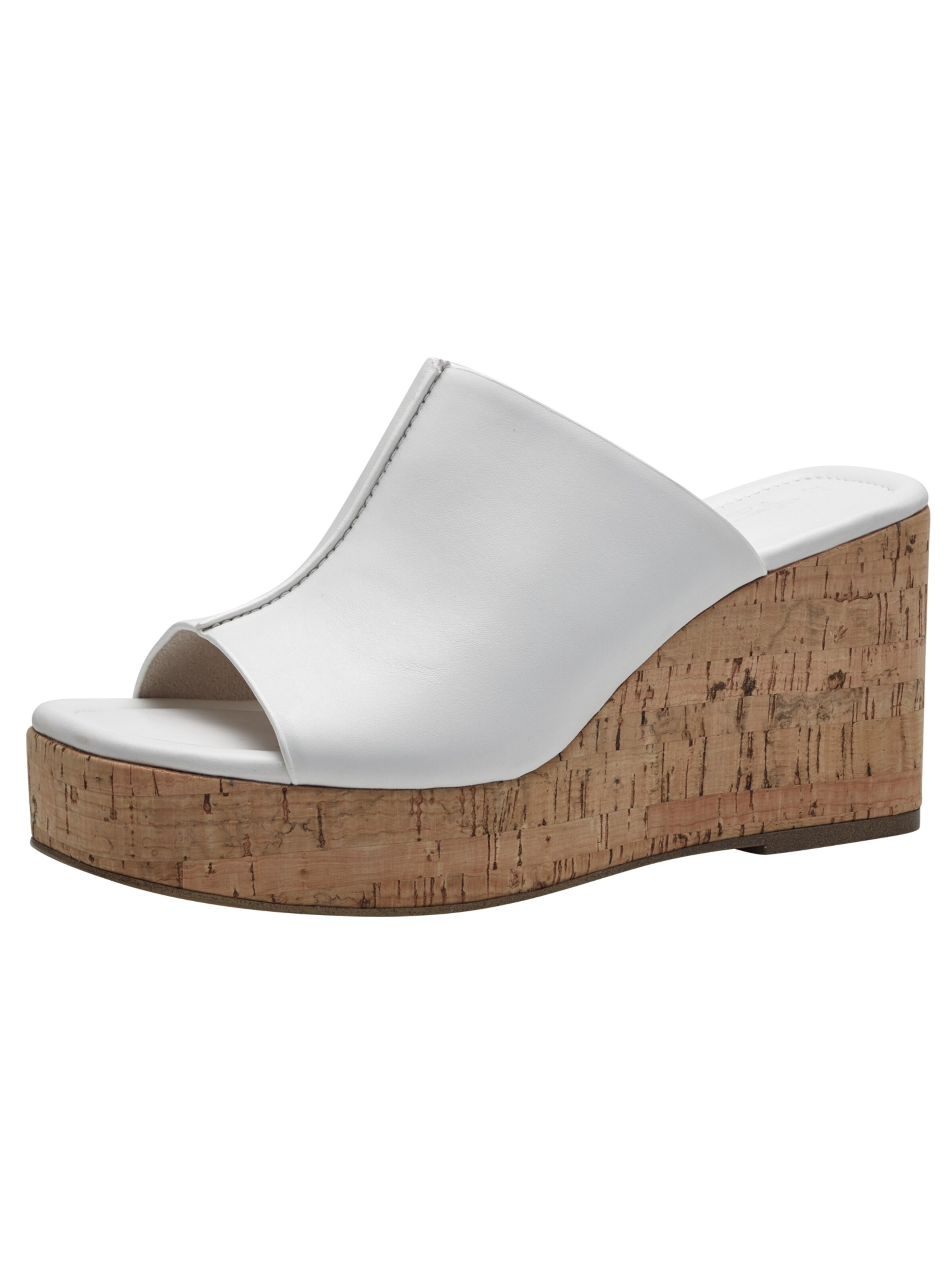 Tamaris Mules in White: front