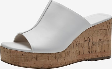 TAMARIS Mules in White: front