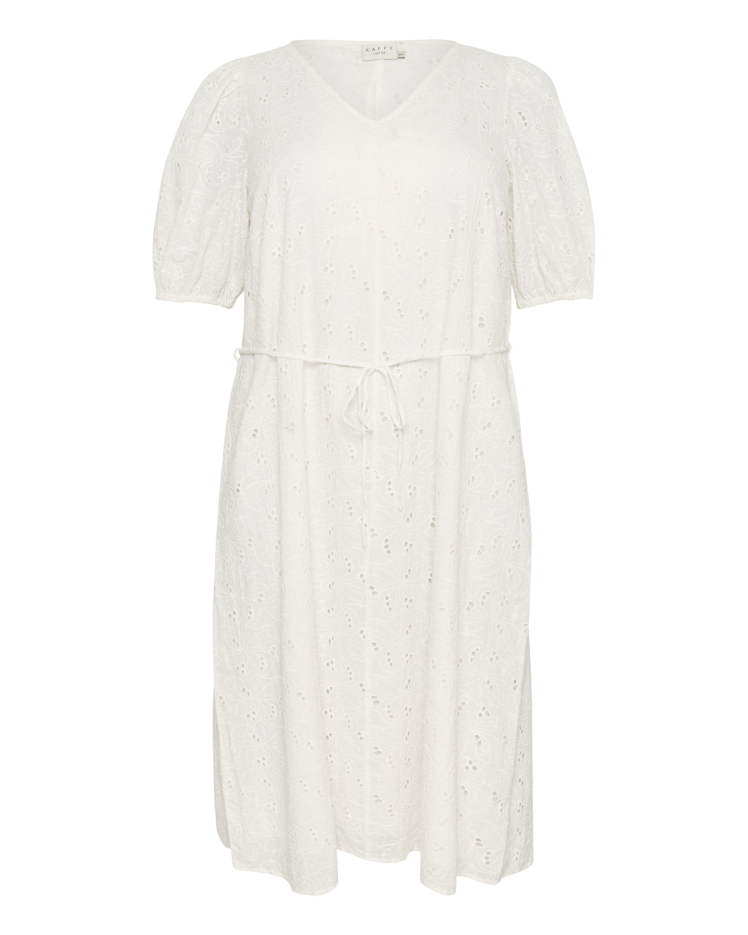 KAFFE CURVE Kleid 'Tenna' in weiß, Produktansicht