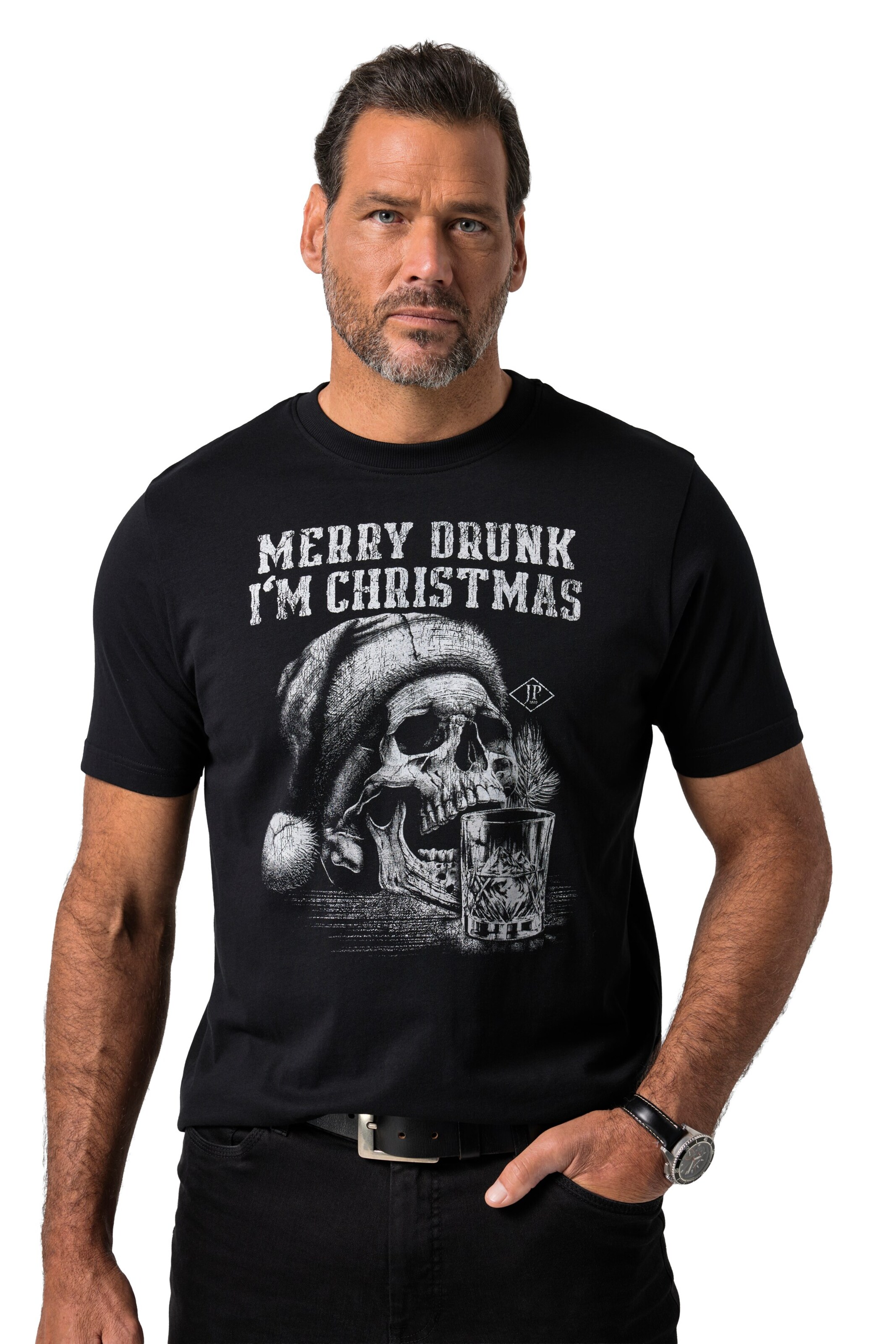 JP1880 Shirt in Black: front