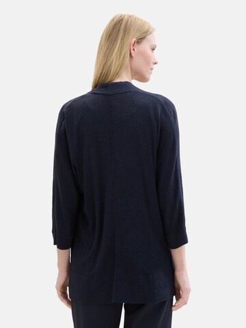 TOM TAILOR Gebreid vest in Blauw