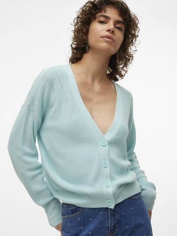 VERO MODA Knit Cardigan in Blue