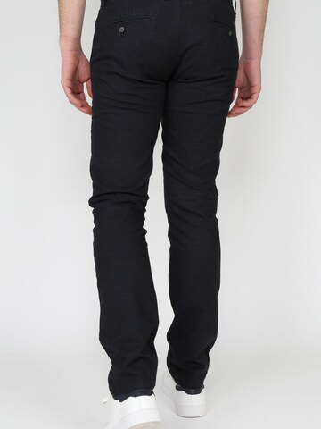 Coupe slim Pantalon chino 'Sartre' Suitable en bleu