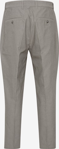 Casual Friday Regular Trousers with creases 'Pepe' in Brown