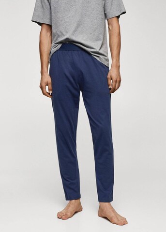 MANGO MAN Pyjama lang in Blau