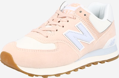 new balance Sneakers laag '574' in de kleur Sering / Poederroze / Wit, Productweergave