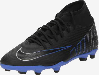 NIKE Futbola apavi 'Mercurial 9 Club', krāsa - zils / melns / dabīgi balts, Preces skats
