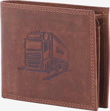 Porte-monnaies Sergio Valentini en marron : devant