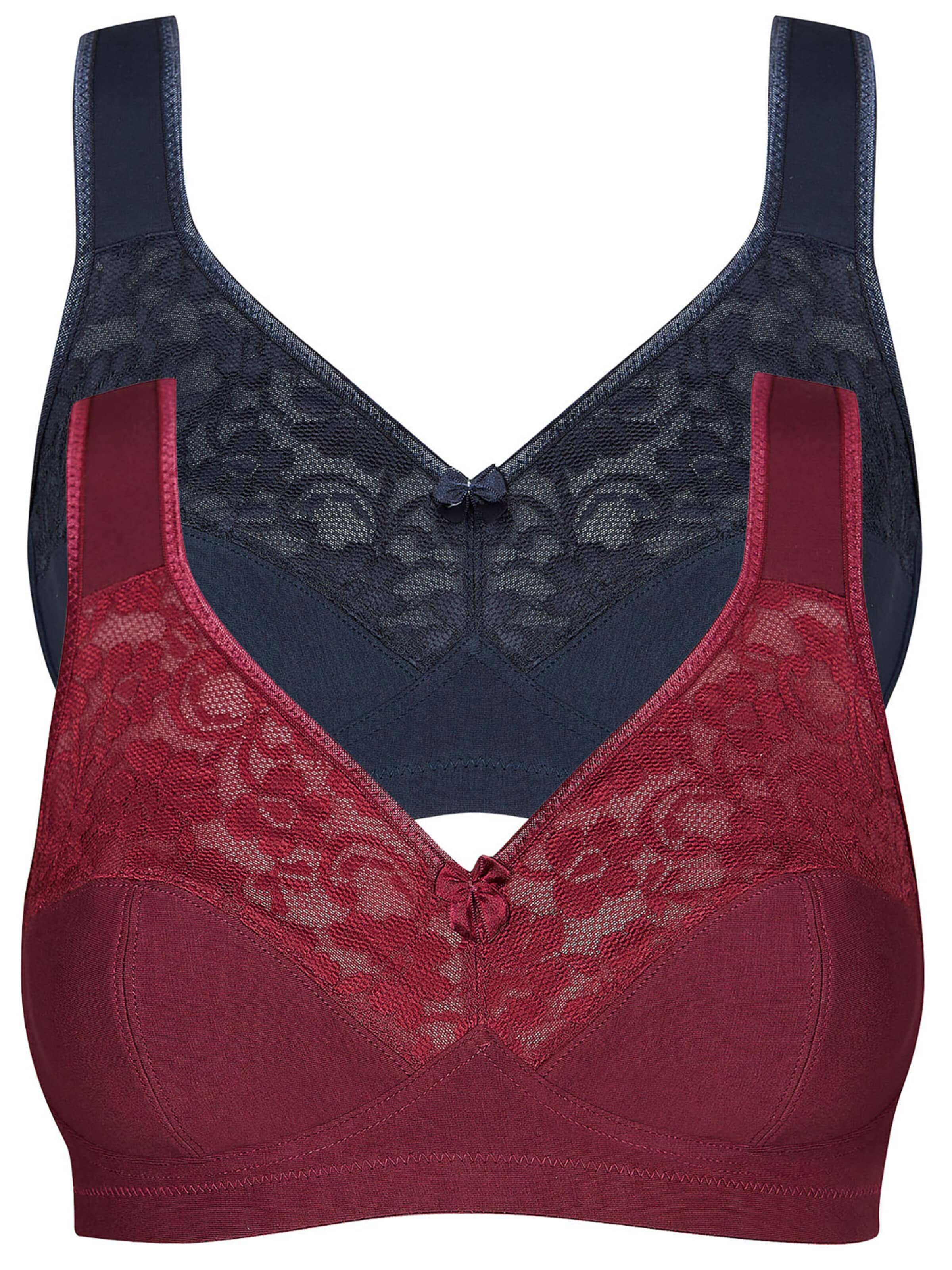 SUSA Bra 'Basic' in Blue: front