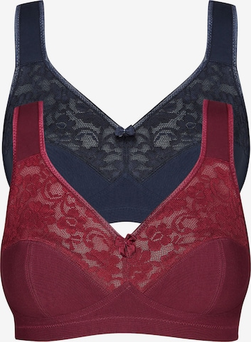 SUSA Bra 'Basic' in Blue: front