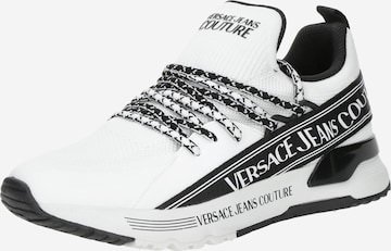 Baskets basses 'Dynamic' Versace Jeans Couture en blanc : devant