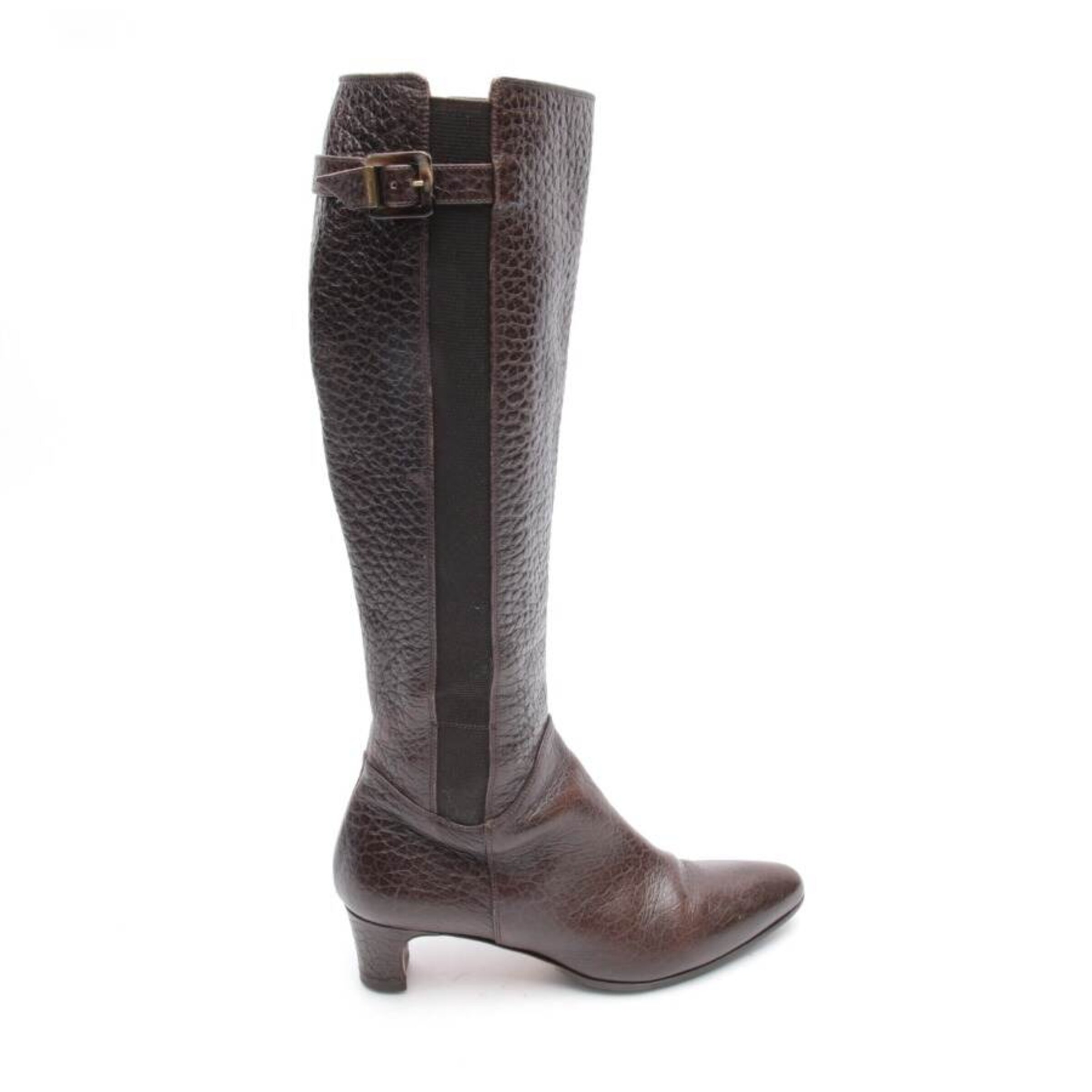 Santoni Dress Boots in 36 in Brown: front