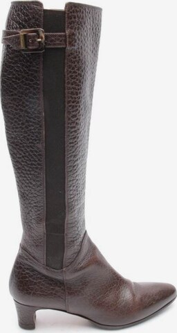 Santoni Dress Boots in 36 in Brown: front