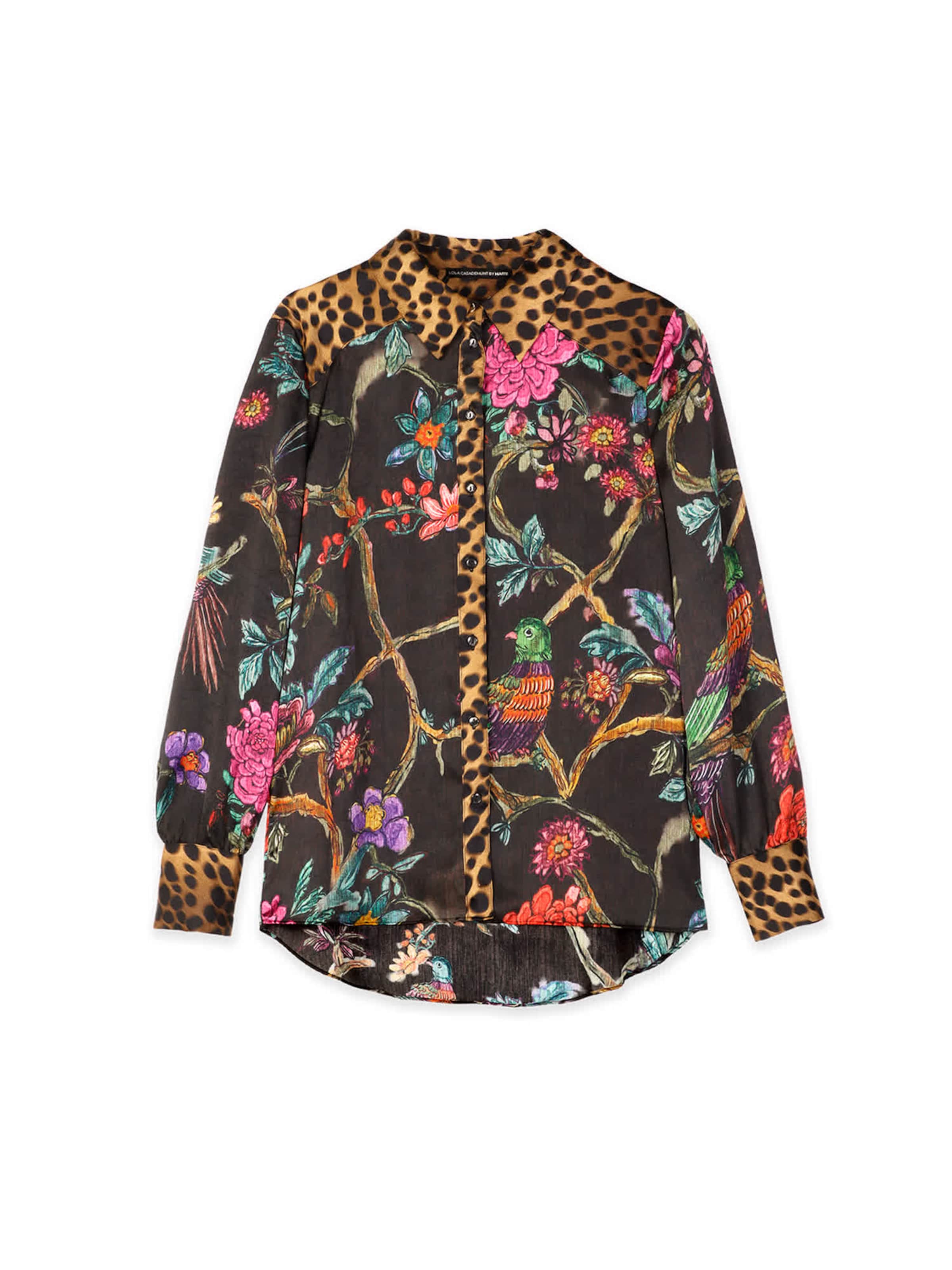 Camicia da donna di Lola Casademunt in nero: frontale