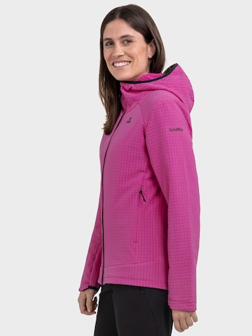 Schöffel Athletic fleece jacket 'Enixa' in Pink