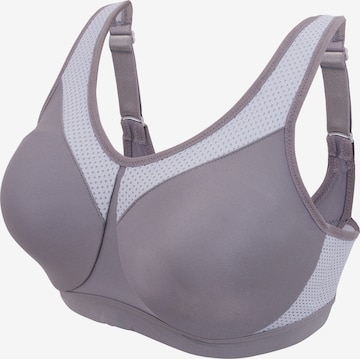 GLAMORISE Bralette Bra in Grey