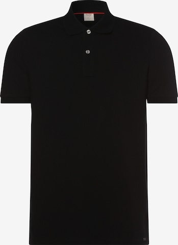 OLYMP Shirt 'Level 5 Casual Polo Cotton' in Schwarz: front