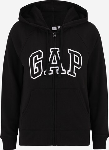 Gap Petite Sweatjakke 'HERITAGE' i sort: forside