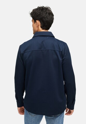 INDICODE JEANS Regular fit Overhemd 'Yuno' in Blauw