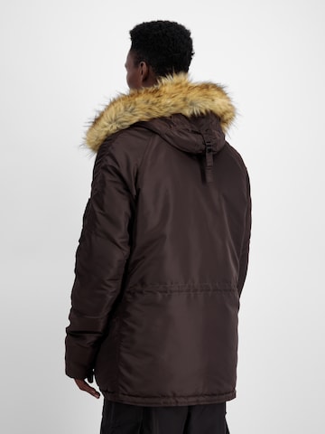 ALPHA INDUSTRIES Winter Jacket 'N3B VF 59' in Brown