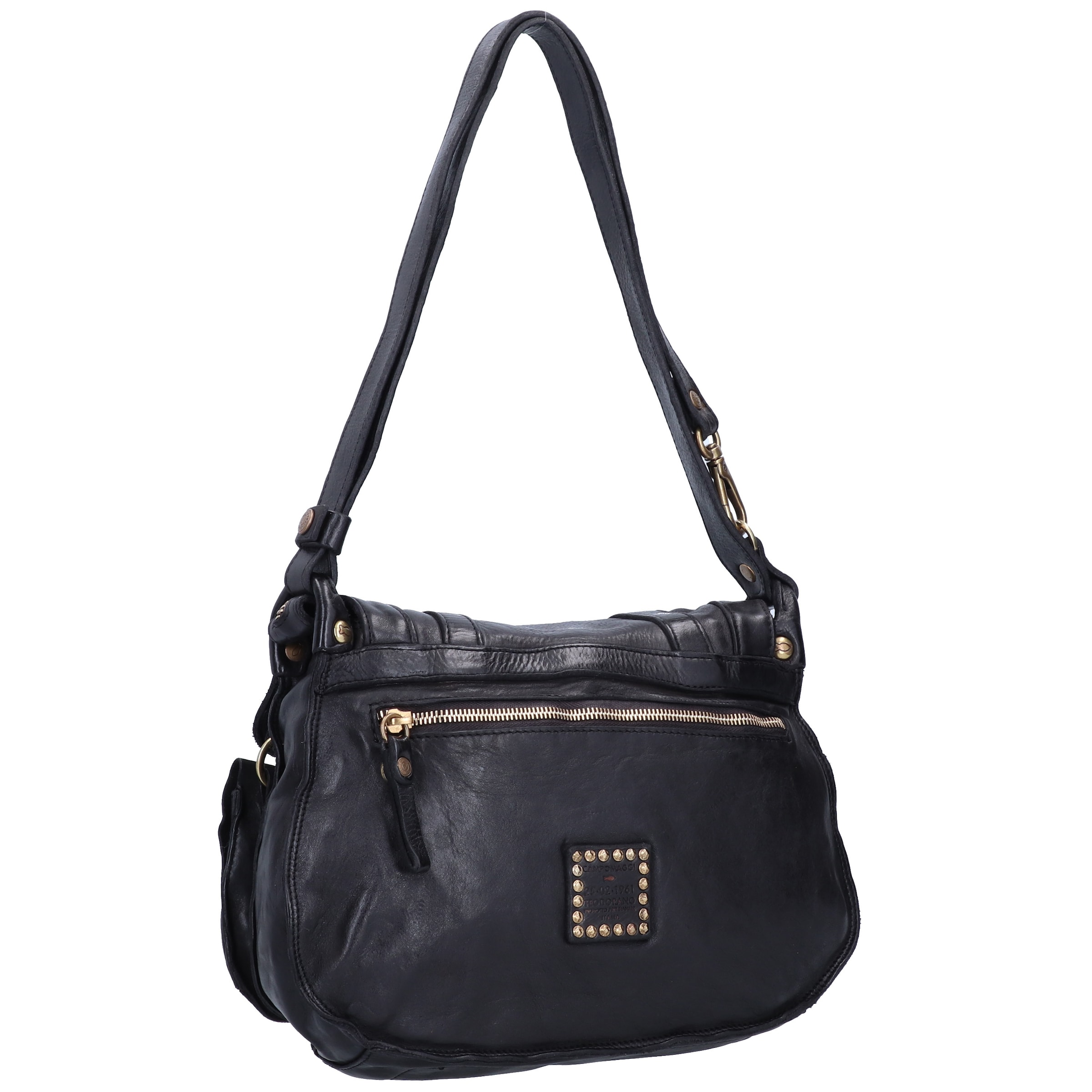 Sac bandoulière Campomaggi en noir