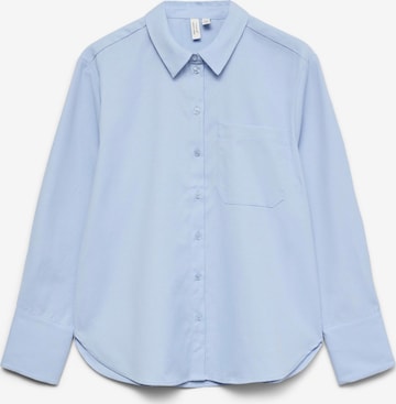 VERO MODA Blouse 'VMINGE' in Blauw: voorkant