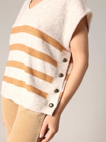 Tops en tricot 'BIRDY' Deeluxe en beige