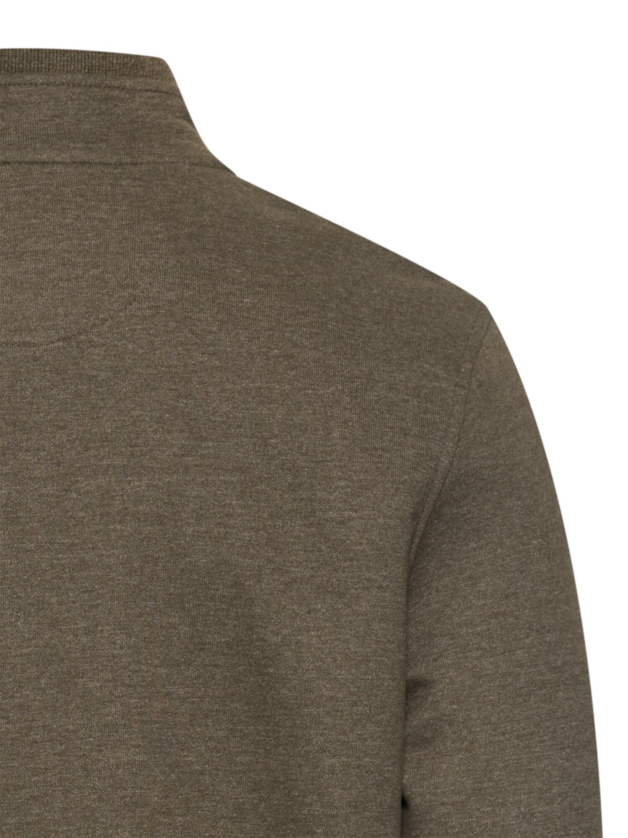 CAMEL ACTIVE Sweatshirt mit Troyerkragen in Grün