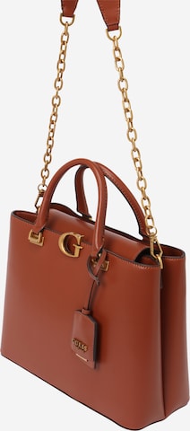 GUESS Handbag 'VIBE' in Brown: front