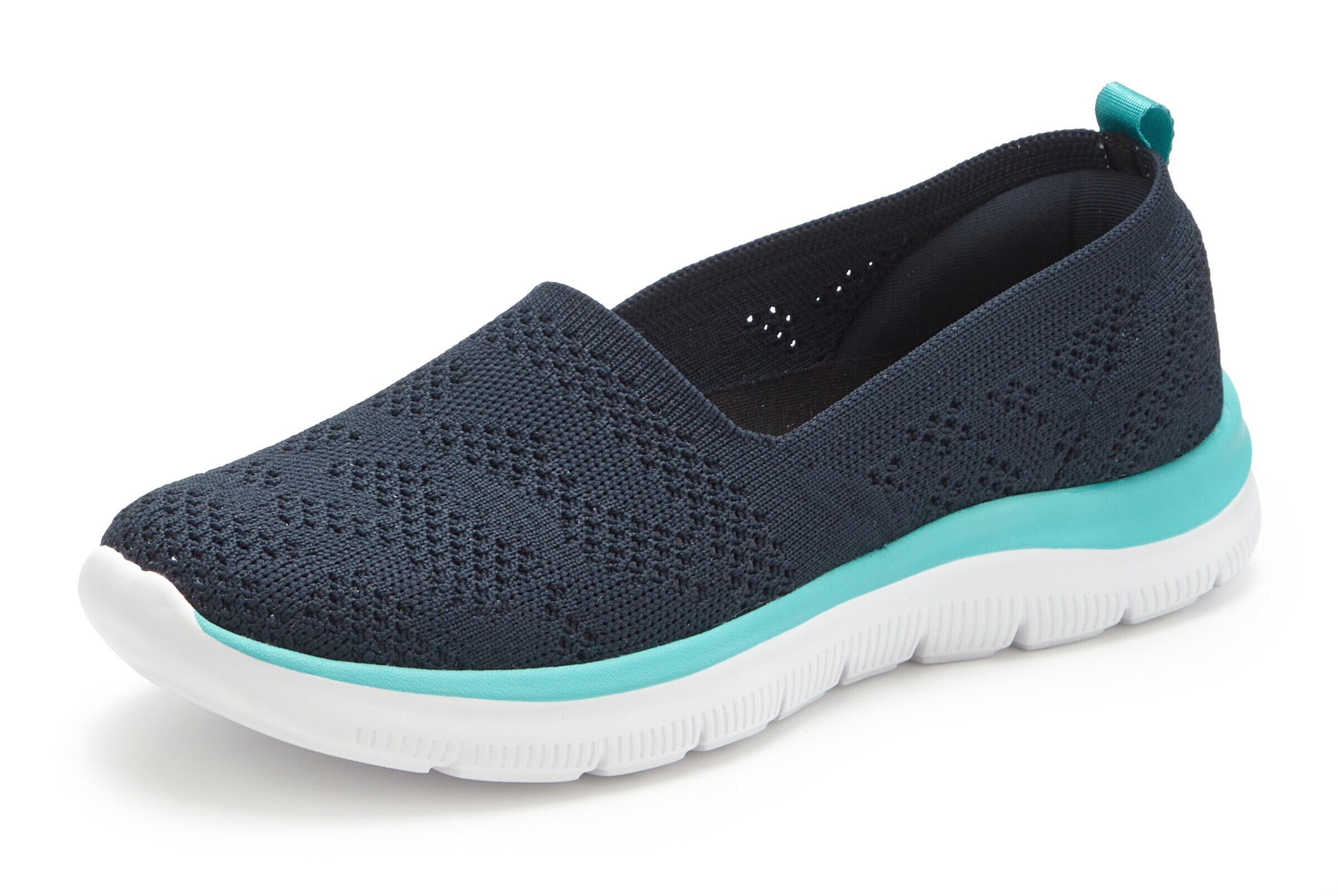 LASCANA Slip-Ons in Blue: front