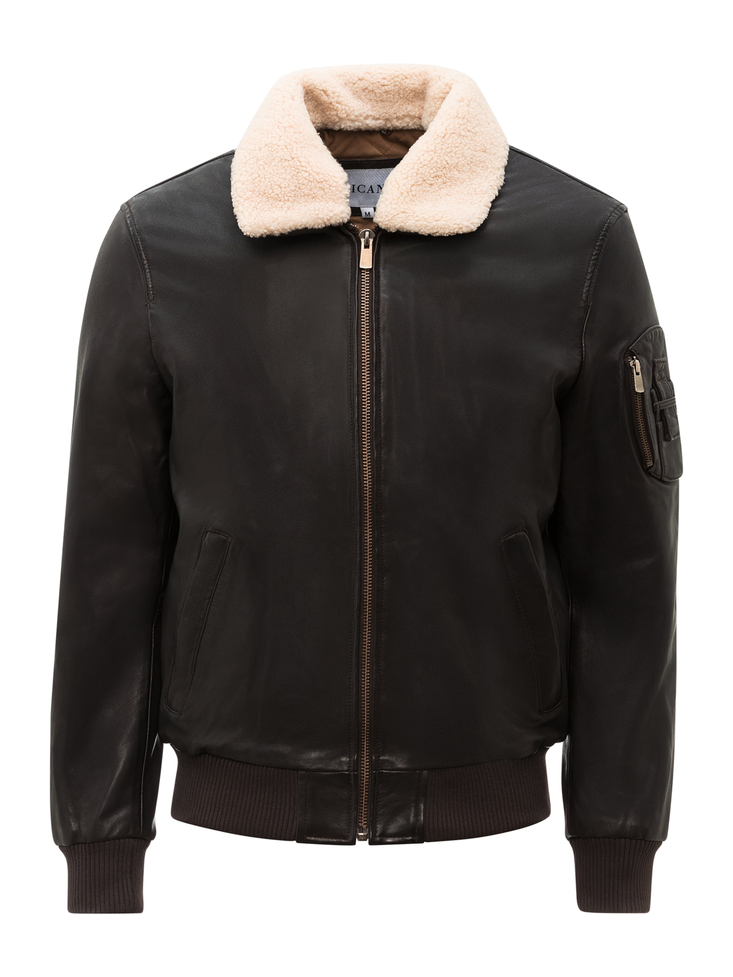 RICANO Tussenjas &#x27;M-Bomber&#x27; in Bruin: voorkant