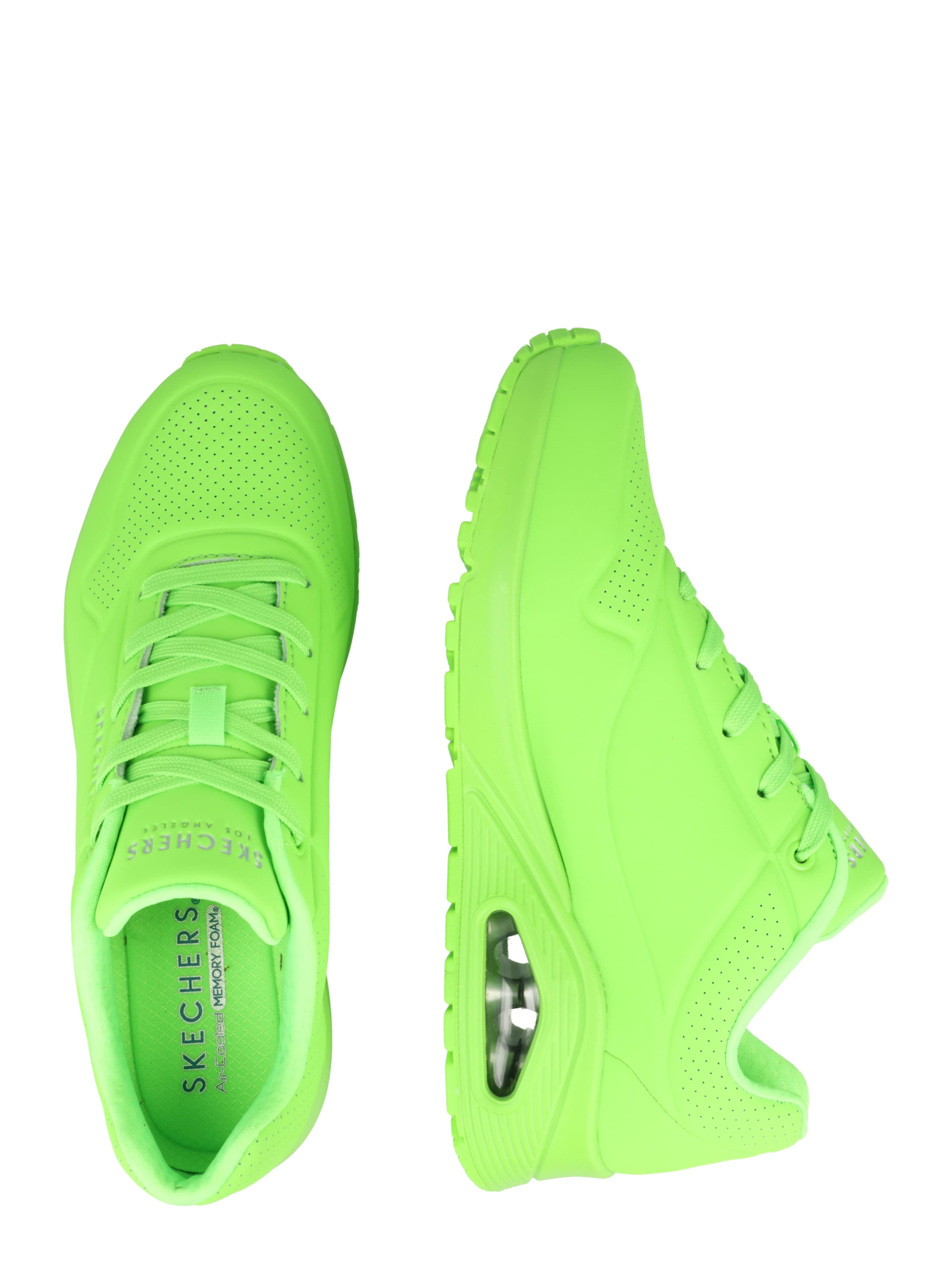 SKECHERS Madalad ketsid 'Uno - Night Shades', värv roheline