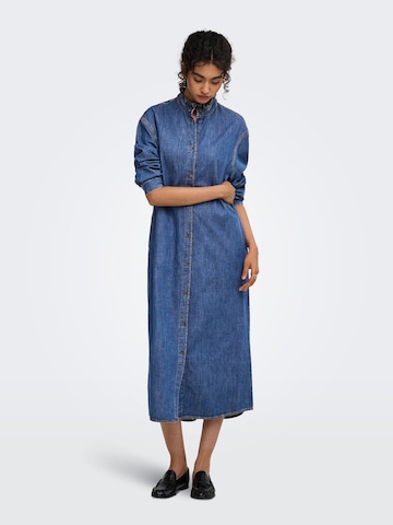 ONLY - Vestido camisero en azul