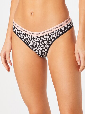 Calvin Klein Underwear Regular Panty 'One' in Black: front