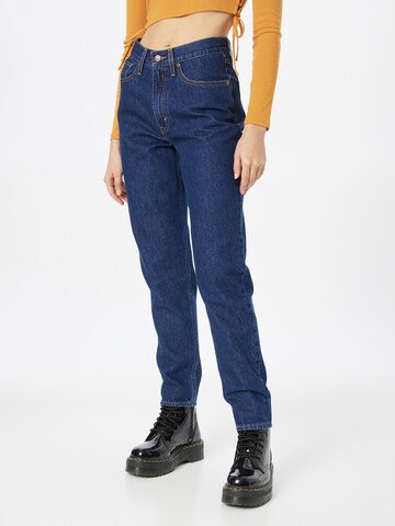 LEVI'S ® Tapered Jeans '80s Mom Jean' in Blauw: voorkant