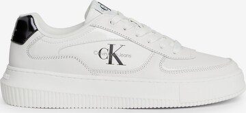 Baskets basses Calvin Klein Jeans en blanc