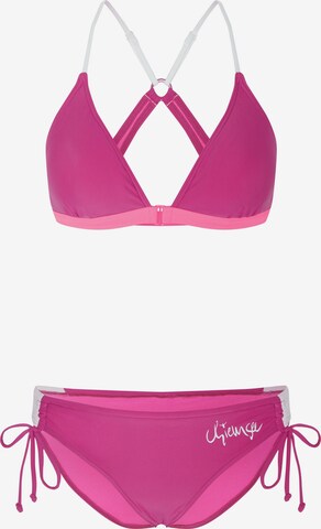 CHIEMSEE Regular Bikini in Pink: front