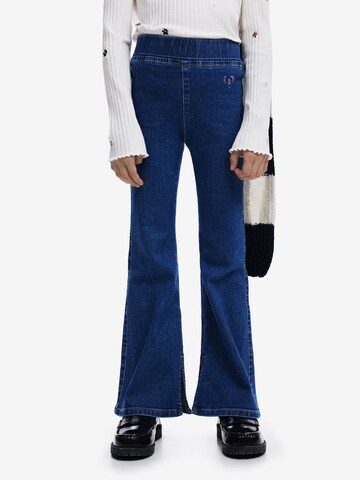 Desigual Flared Jeans in Blauw: voorkant