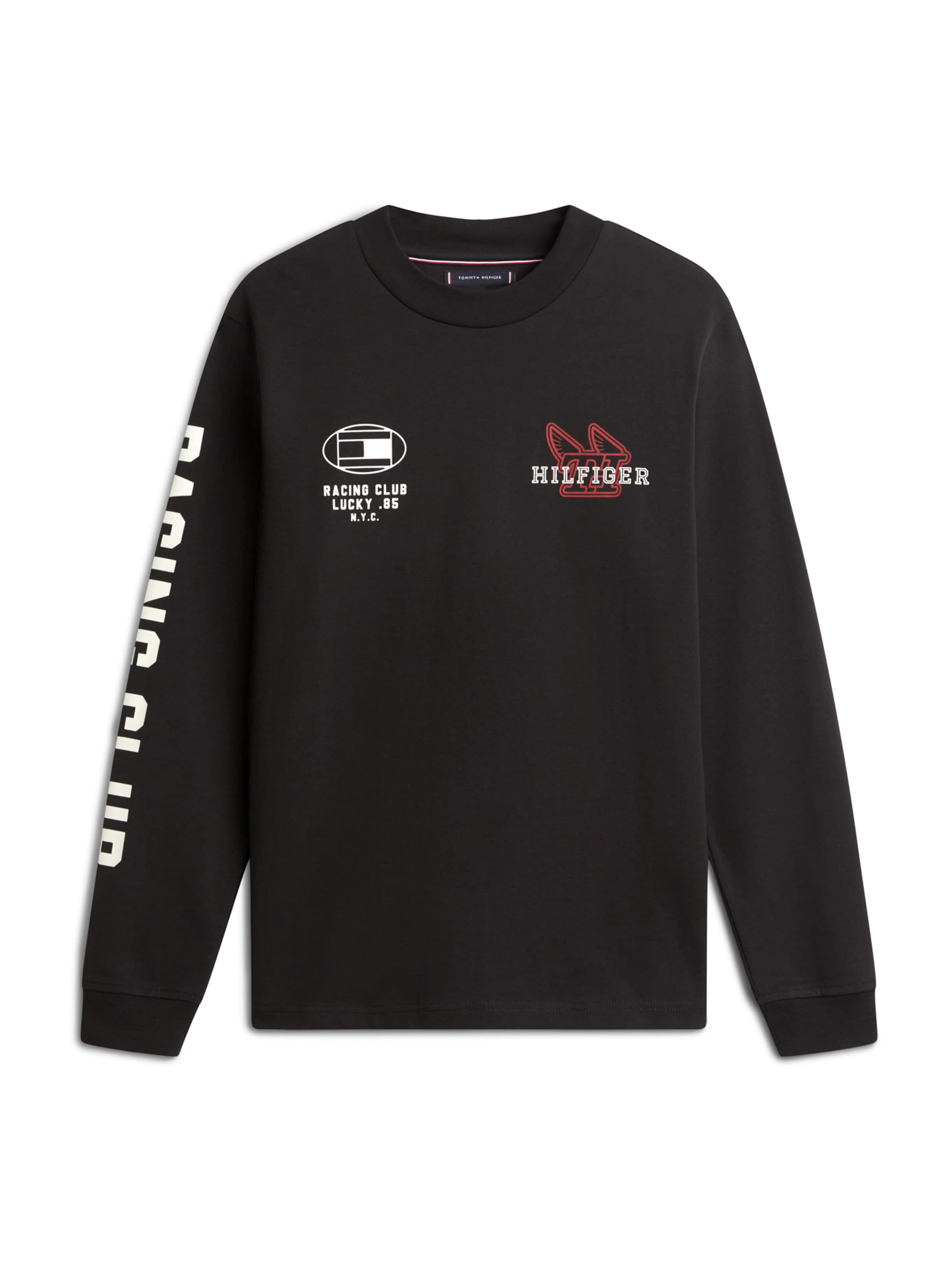 TOMMY HILFIGER Paita 'MODERN ATHLEISURE' värissä musta: etupuoli