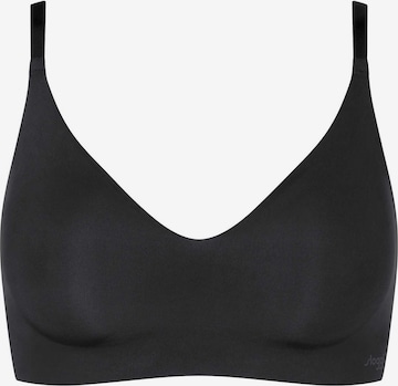SLOGGI Bra 'Zero Feel' in Black: front