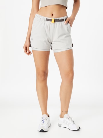 UNDER ARMOUR - regular Pantalón deportivo 'Terrain' en gris: frente