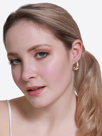 Heideman Ohrringe 'Elaine' in Gold: Vorderseite