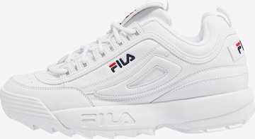 Baskets basses 'Disruptor' FILA en blanc