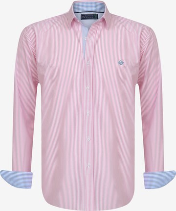 Regular fit Camicia 'Bekim' di Sir Raymond Tailor in rosa: frontale