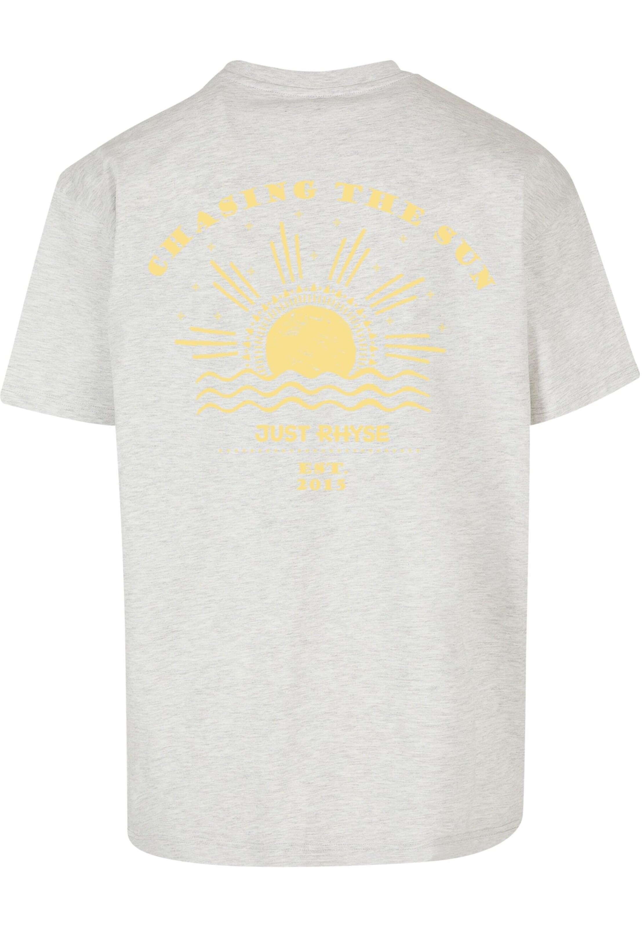 Just Rhyse Tričko 'ChasingTheSun' – šedá