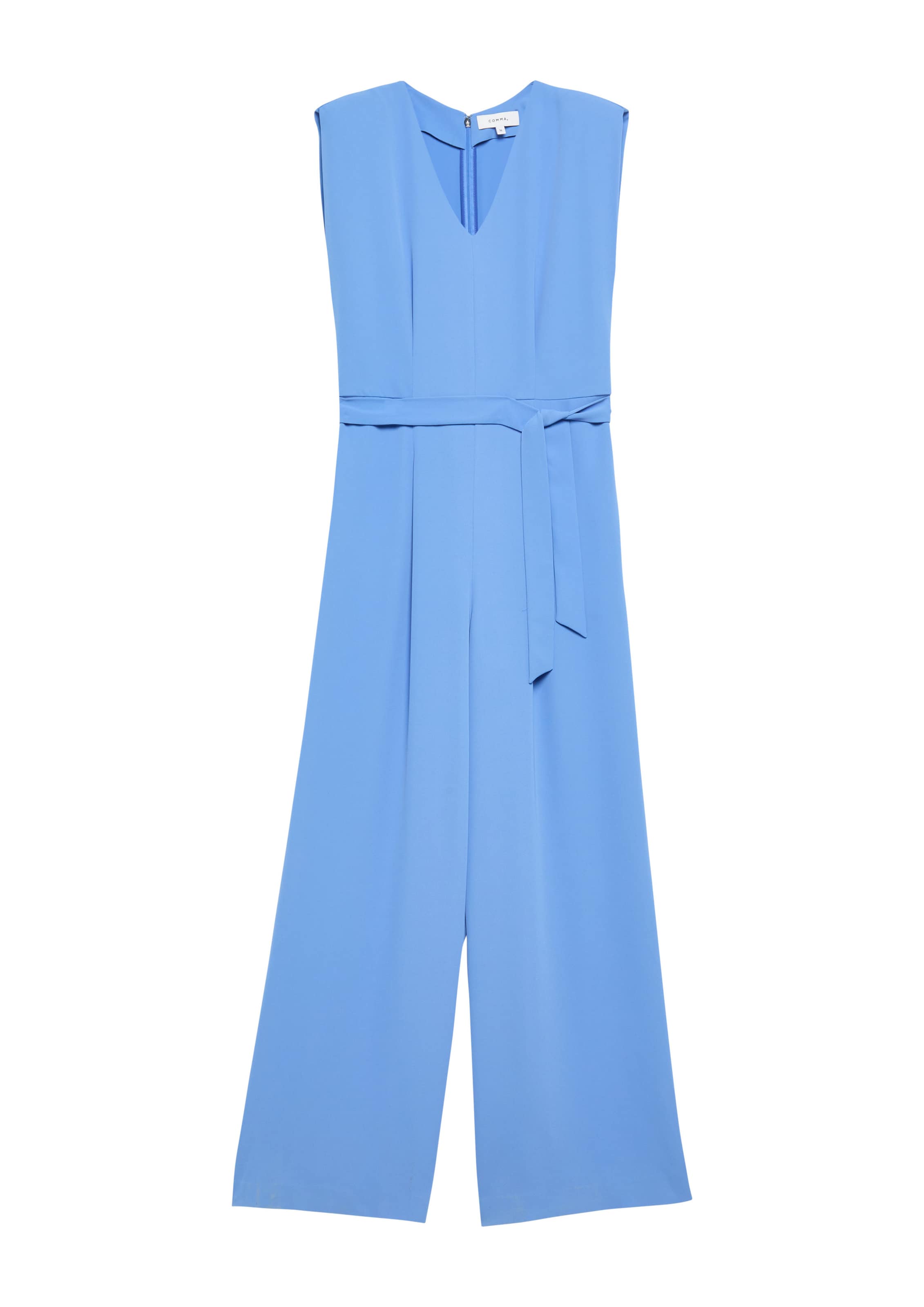 COMMA Jumpsuit in Blauw: voorkant
