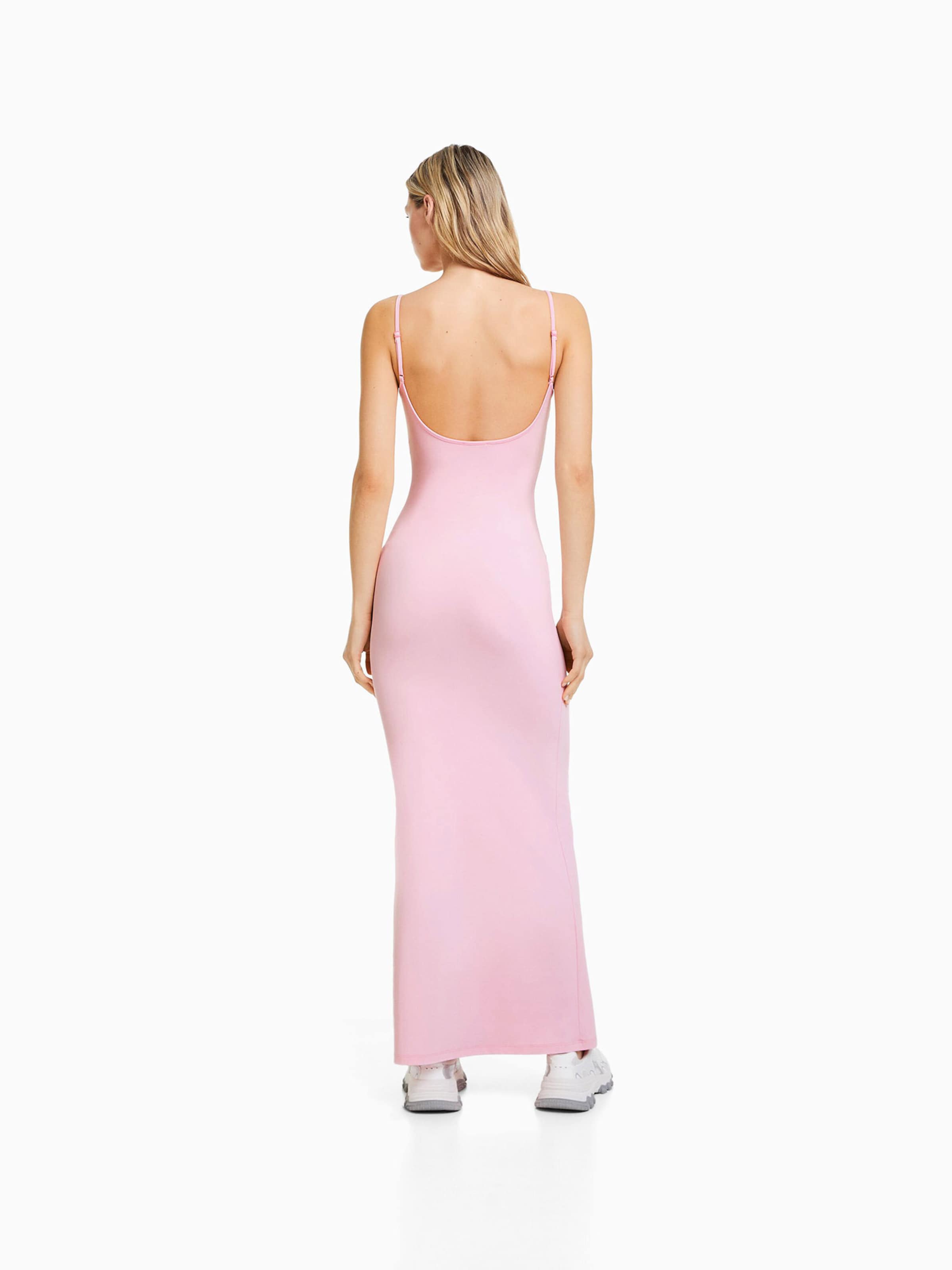 Robe rose bershka cheap